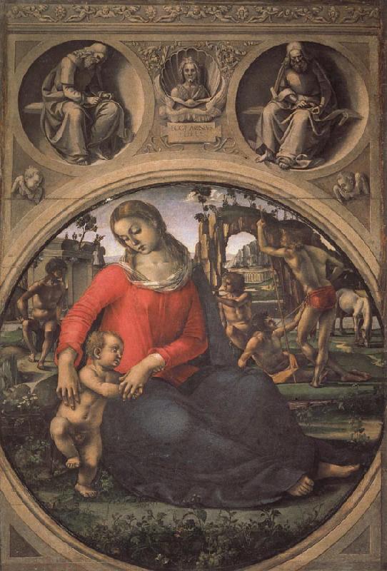 Luca Signorelli Madonna and Child with Prophets China oil painting art
